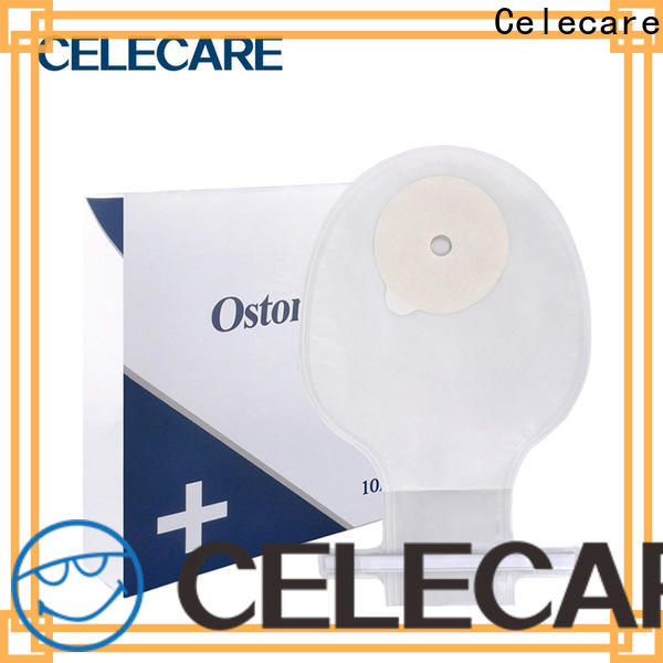 Celecare durable bowel cancer stoma bag from China for people with colostomy