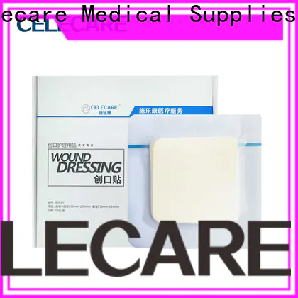 Celecare oem foam dressings for pressure ulcers suppliers for injuried skin
