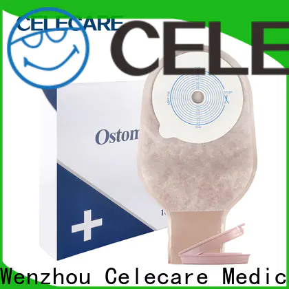 Celecare top quality one piece ostomy pouch best supplier for patients