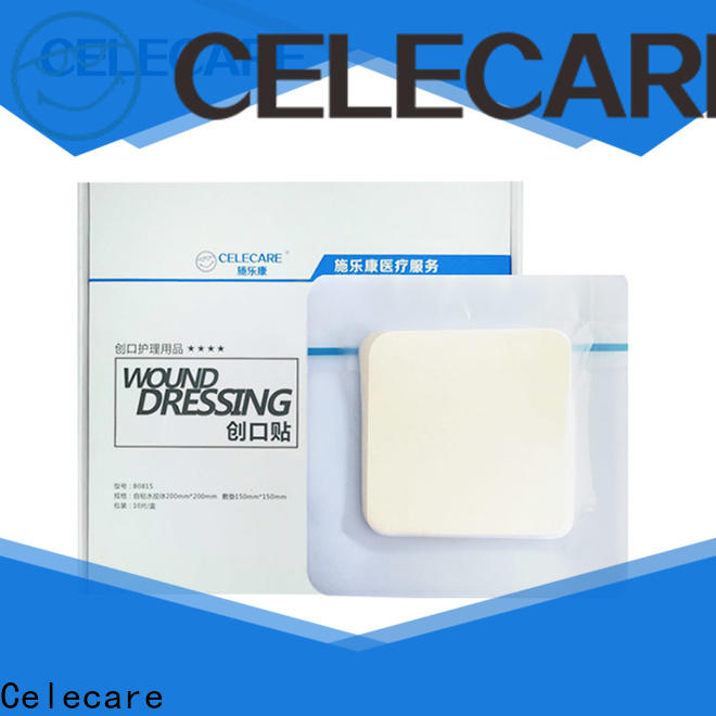 Celecare hot-sale different types of wound dressings factory direct supply for injuried skin