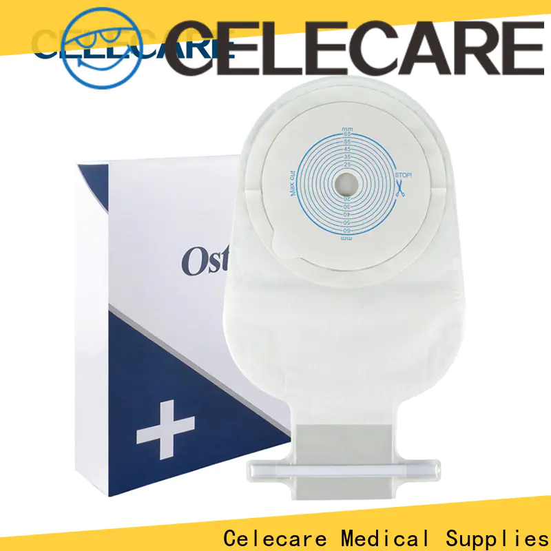 Celecare ostomy pouch supplies series for hospital