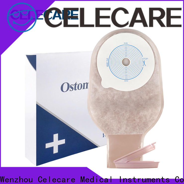 Celecare eco-friendly bowel operation colostomy bag with good price for people with colostomy