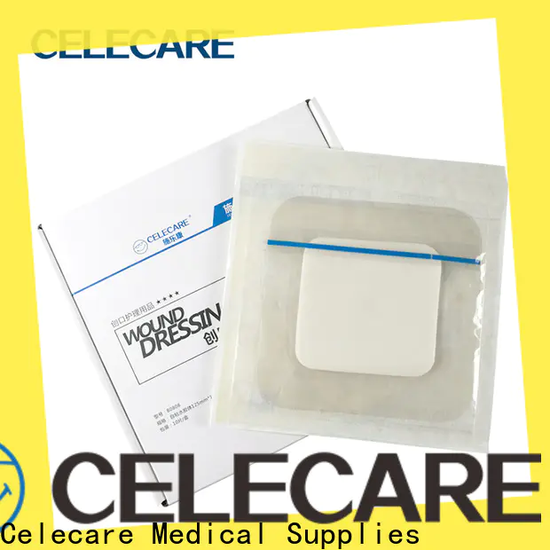 Celecare best non-adhesive foam dressing company for scar