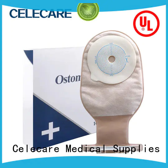 types two piece ostomy bag closed for people with ileostomy Celecare