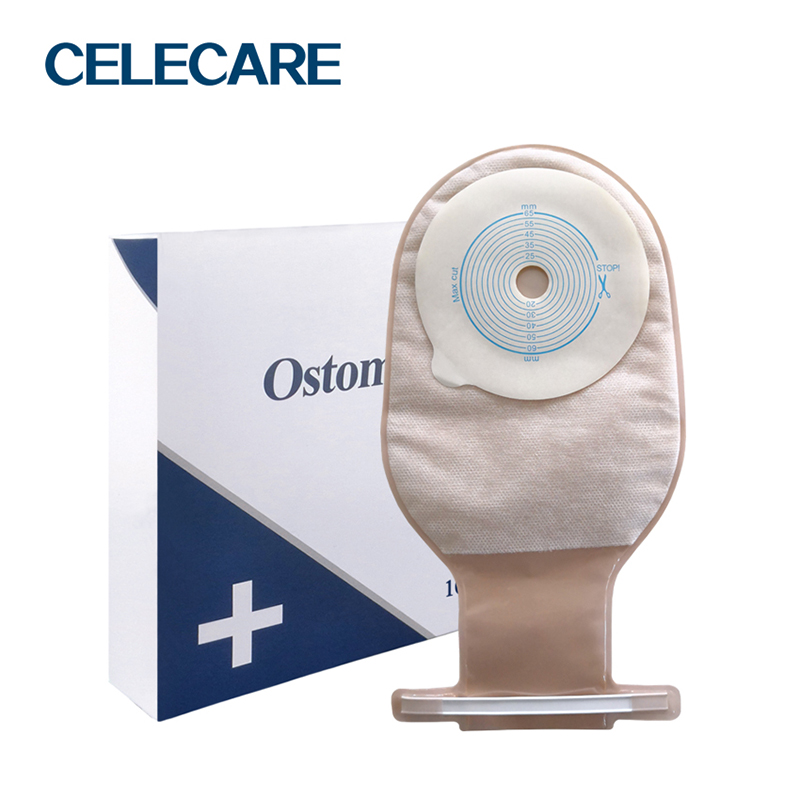 One-piece ostomy pouch, open ostomy bag from Celecare - A001