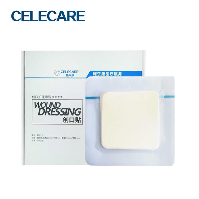 Hydrocolloid foam pressure ulcer wound dressing from Celecare - B0815