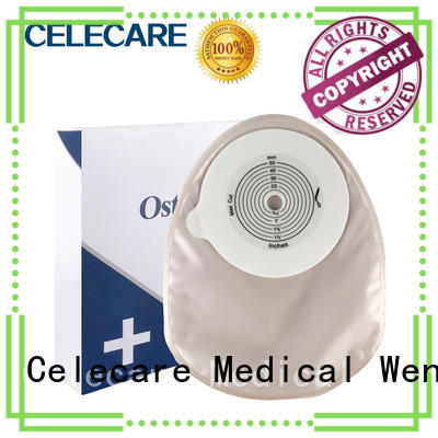 Celecare colonoscopy bag easy to use for people with ileostomy