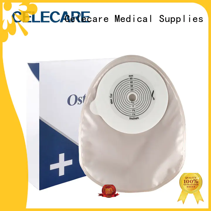 open 2 piece ostomy bag easy to use for patients Celecare