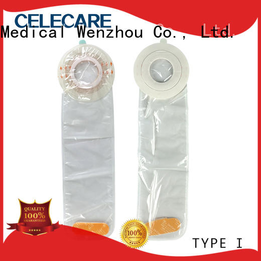 Celecare waterproof central line covers customized for stoma cleaning