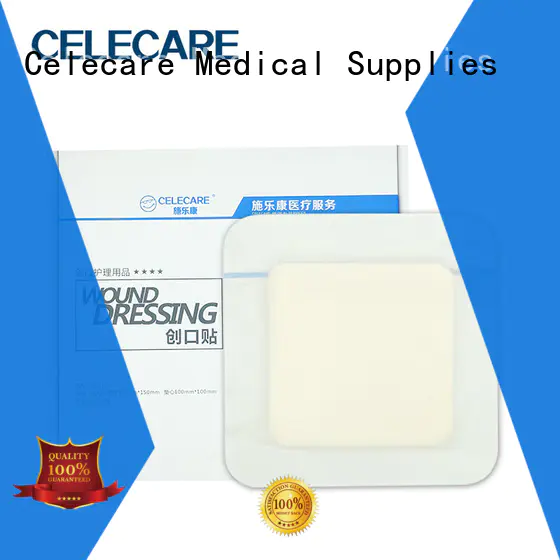 Celecare antimicrobial wound dressing supplier for injuried skin