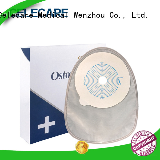 Celecare experienced two piece ostomy bag b001 for people with ileostomy