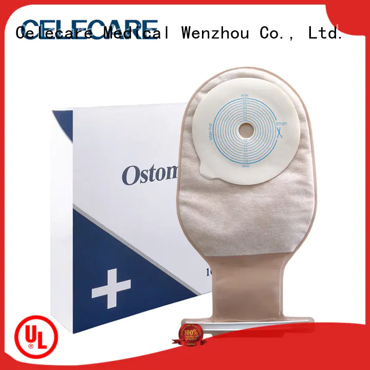 Celecare safety one piece ostomy bag easy to use for patients
