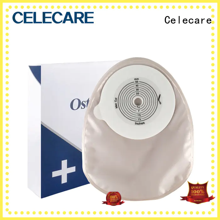 Celecare two piece ostomy system factory direct supply for people with ileostomy