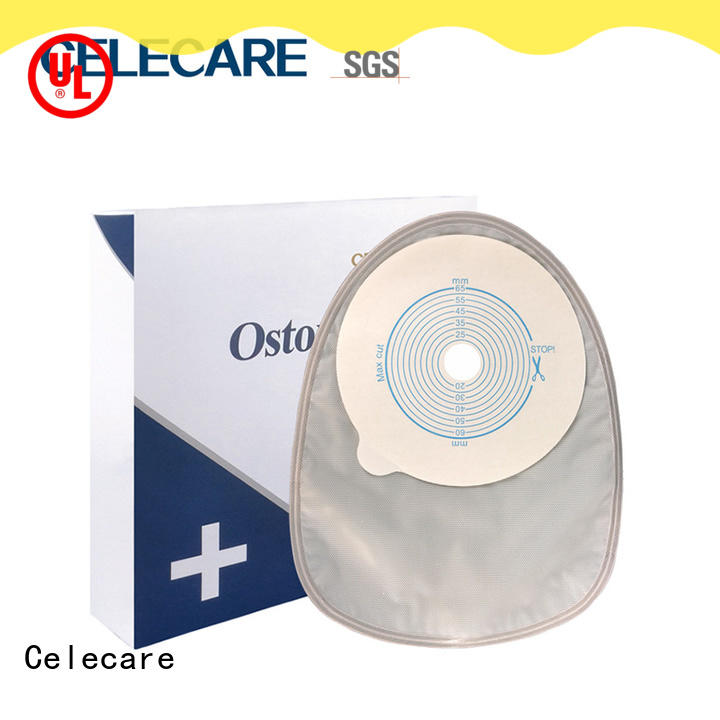 Celecare comfortable colectomy bag factory price for patients
