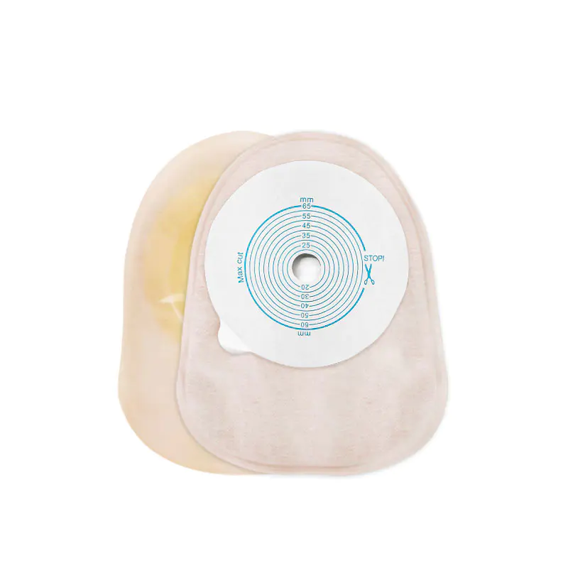 One Piece Stoma Colostomy Bag Hydrocolloid Material Ostomy Closed Colostomy Bag