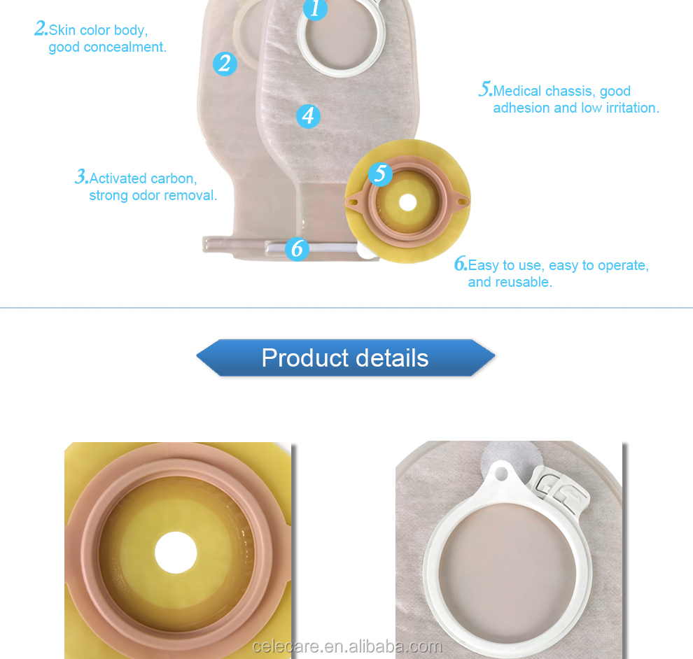 CELECARE Ostomy Pouching System Stoma Ostomy Bag With Pouch